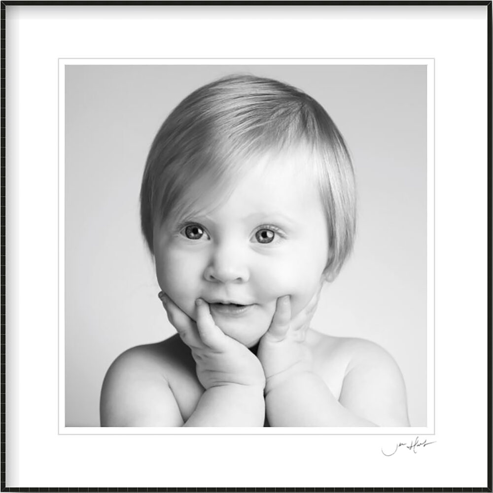 Black and White Childrens Portraits in the Studio by Jen Hart Photographer in Middlesbrough Teesside